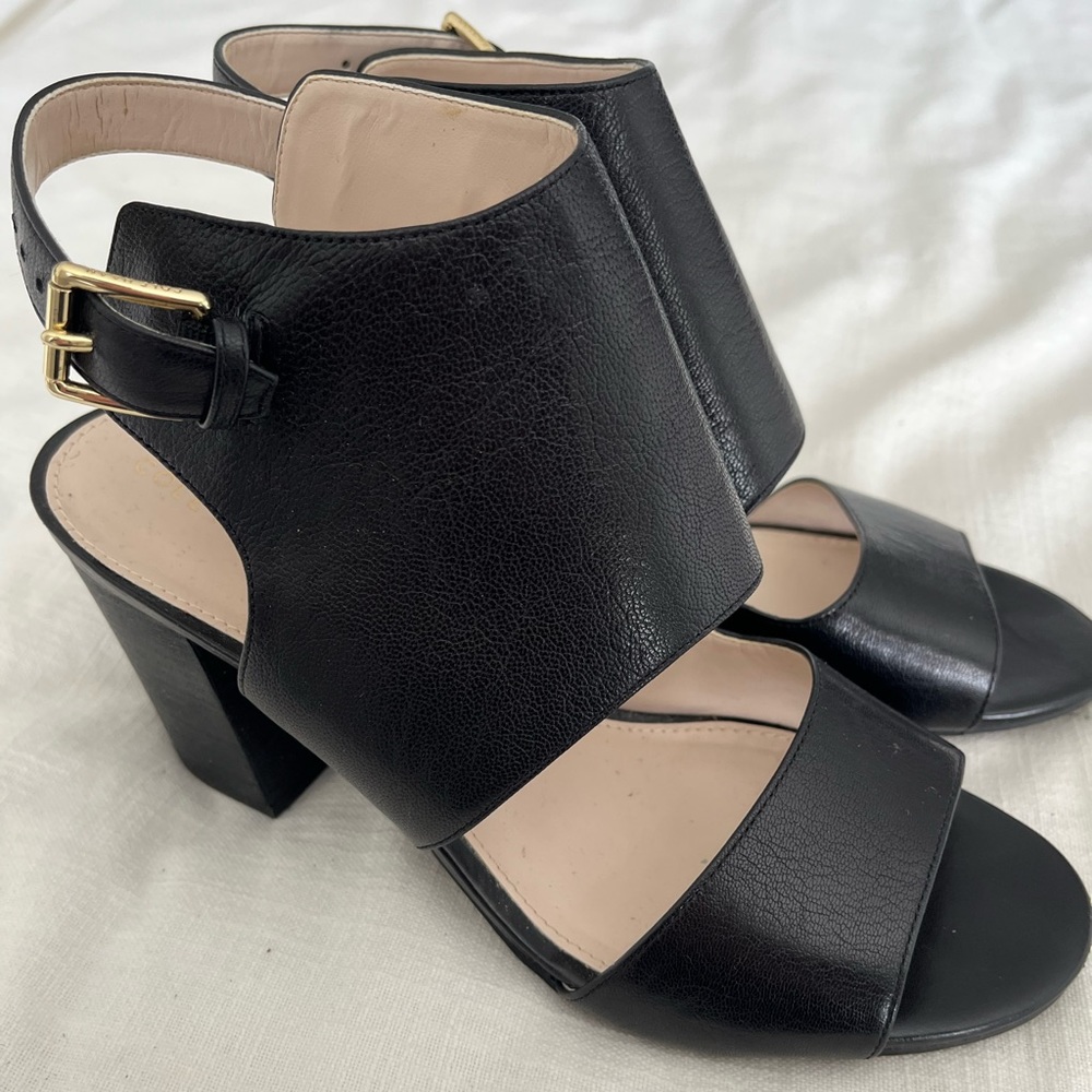 Cole Haan block heel pumps